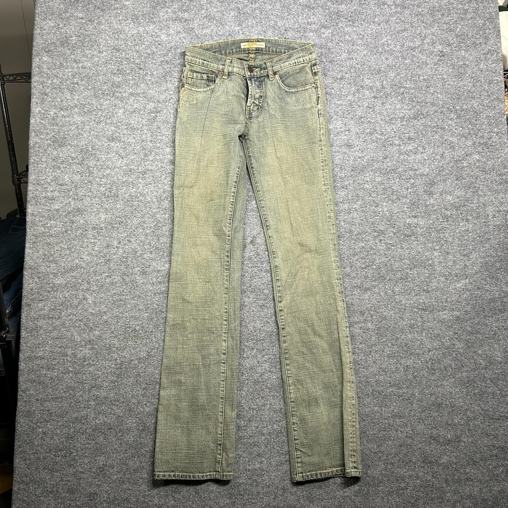 Christian Lacroix Straight Leg Jeans Women 26 Blue Denim Classic Zip Fly - 26X33